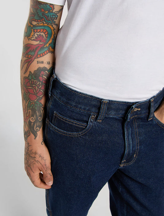 Dickies Men's 993 Regular Tapered Carpenter Jeans Dark Indigo DK0A88PL0DD