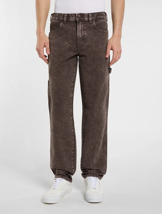 Dickies Men's 993 Regular Tapered Carpenter Jeans Dark Brown DK0A88PLDBX