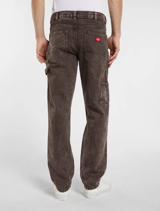 Dickies Men's 993 Regular Tapered Carpenter Jeans Dark Brown DK0A88PLDBX