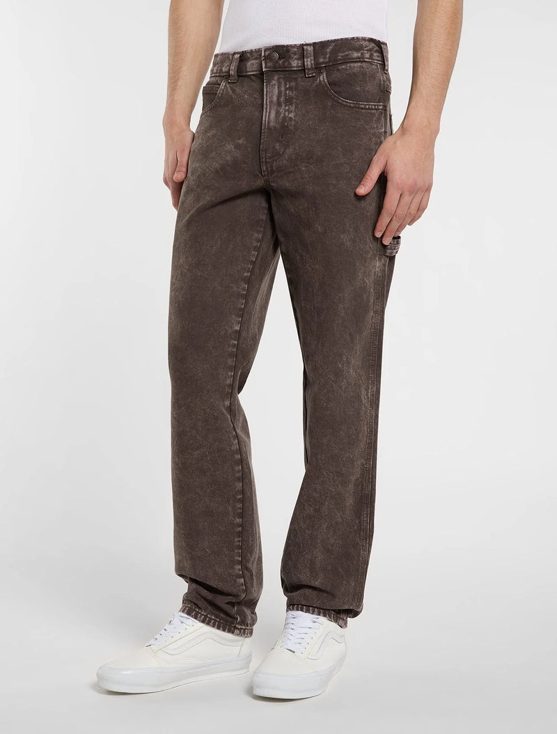 Load image into Gallery viewer, Dickies Men's 993 Regular Tapered Carpenter Jeans Dark Brown DK0A88PLDBX

