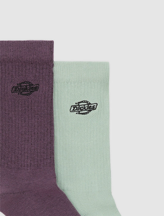 Dickies Unisex Summerdale Socks (3 Pack) Vintage Violet DK0A88QJL791