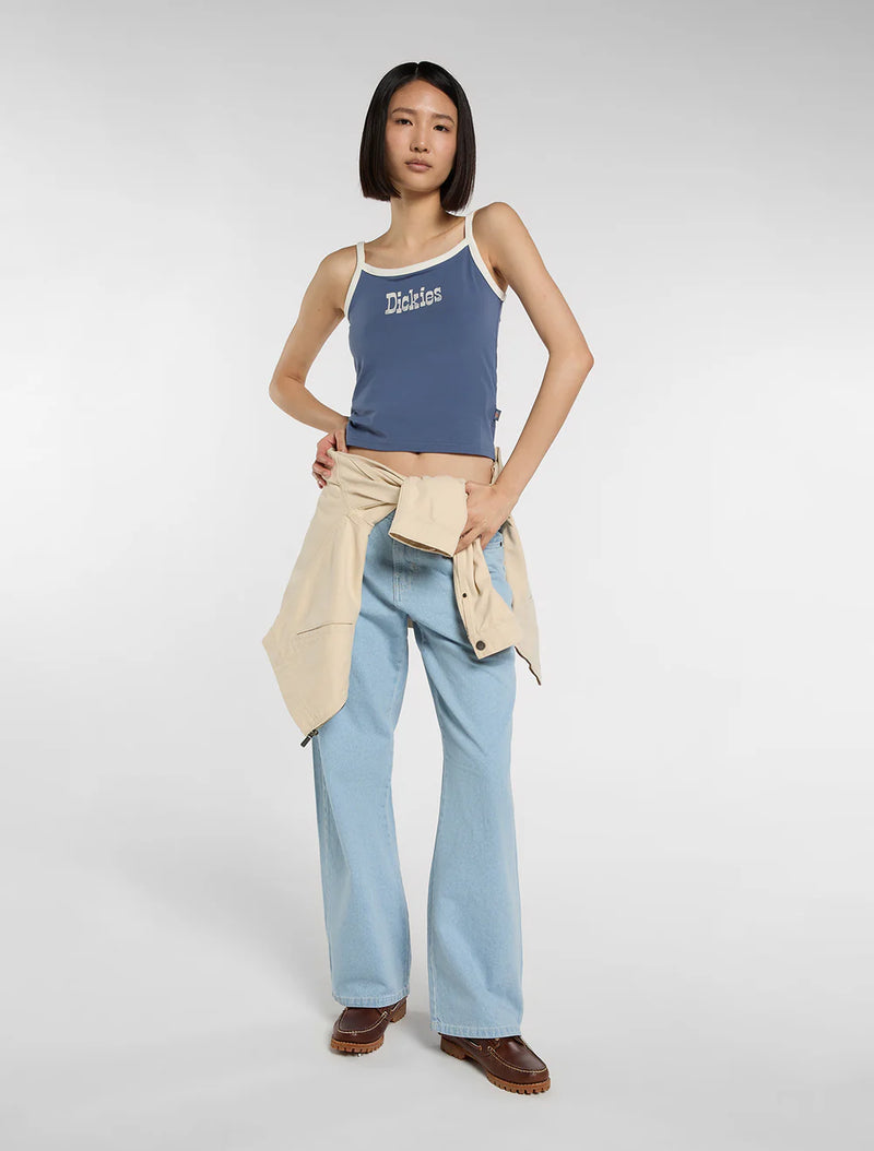 Load image into Gallery viewer, Dickies Women's Vernal Top Retro Indigo DK0A88QWRI2
