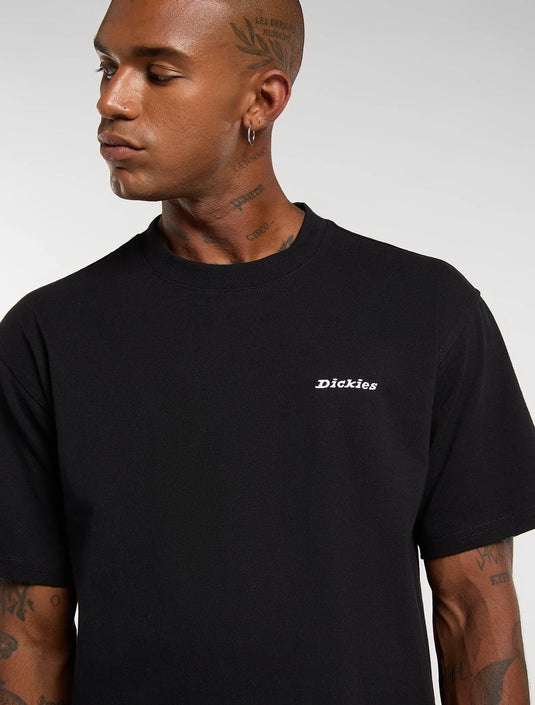 Dickies Men's Loretto Medium Weight T-Shirt Black DK0A89ENBLK1
