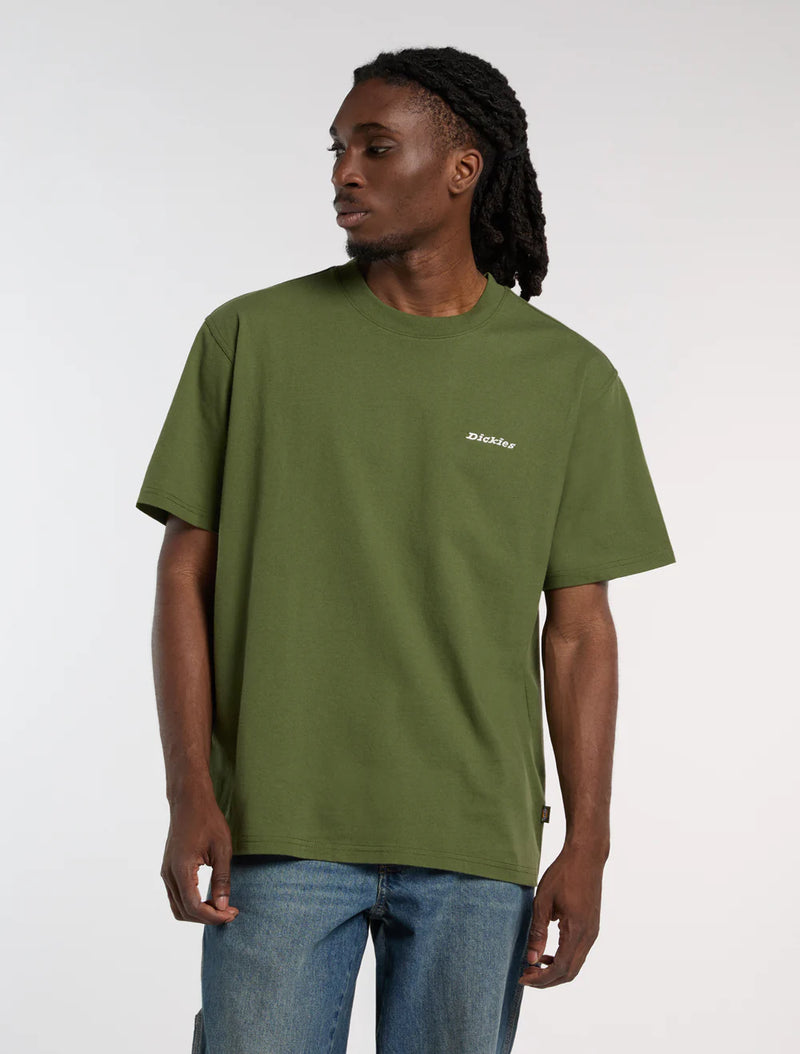 Load image into Gallery viewer, Dickies Men's Loretto Midweight T-Shirt Cypress DK0A89ENK72
