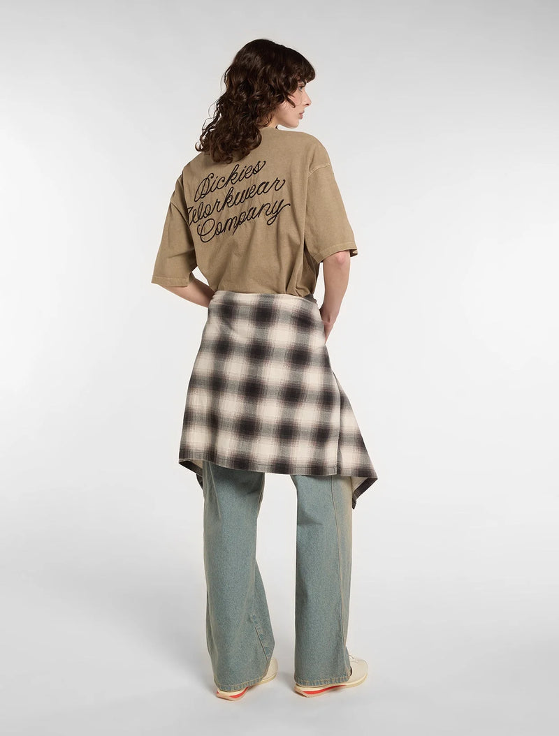 Load image into Gallery viewer, Dickies Women's Labelle Medium Weight T-Shirt Desert Sand DK0A8BV8DS01
