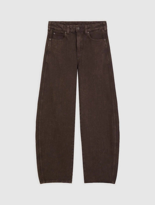 Dickies Women's Maricopa Low Waist Barrel Jeans Dark Brown DK0A8C2IDBX1