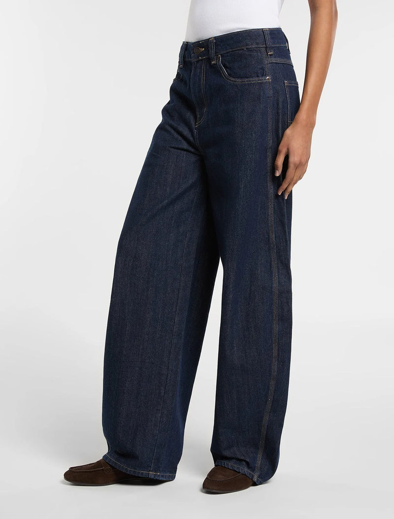 Load image into Gallery viewer, Dickies Women's Maricopa Low Waist Barrel Jeans Rinsed DK0A8C2IRIN1
