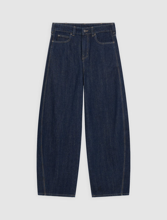 Dickies Women's Maricopa Low Waist Barrel Jeans Rinsed DK0A8C2IRIN1