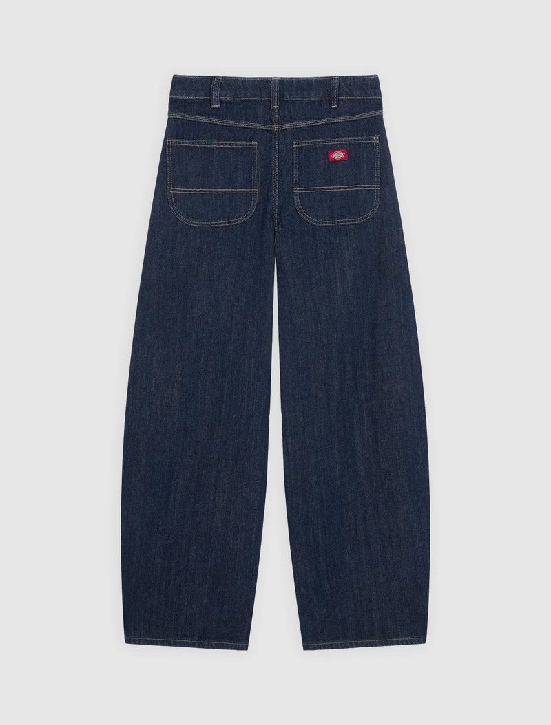 Load image into Gallery viewer, Dickies Women's Maricopa Low Waist Barrel Jeans Rinsed DK0A8C2IRIN1
