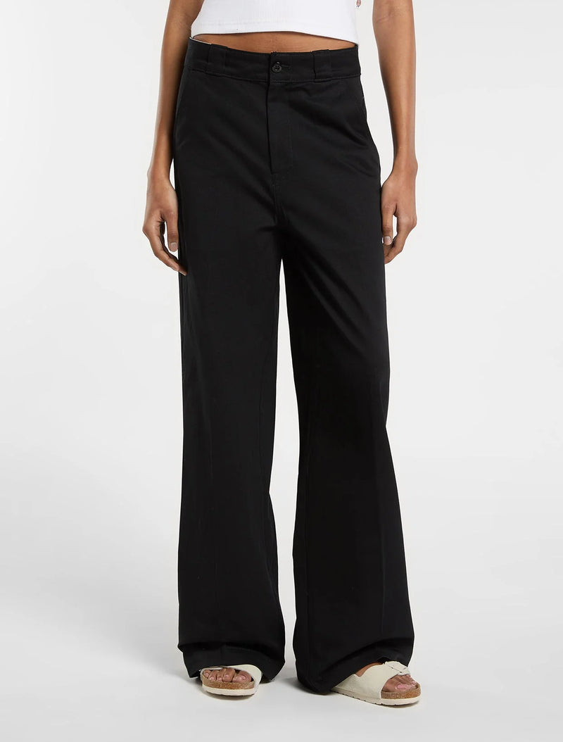 Load image into Gallery viewer, Dickies Women's 247 Wide Leg Work Pants Black DK0A8C2KBLK
