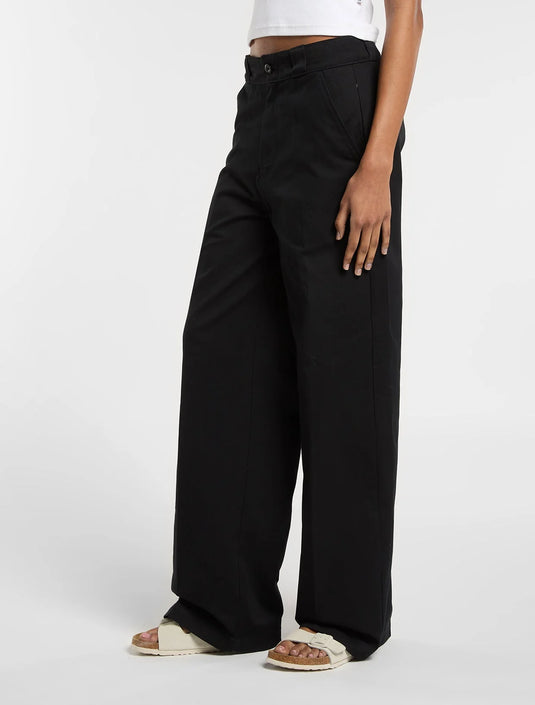 Dickies Women's 247 Wide Leg Work Pants Black DK0A8C2KBLK
