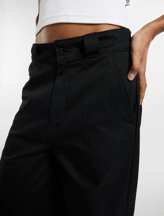 Dickies Women's 247 Wide Leg Work Pants Black DK0A8C2KBLK