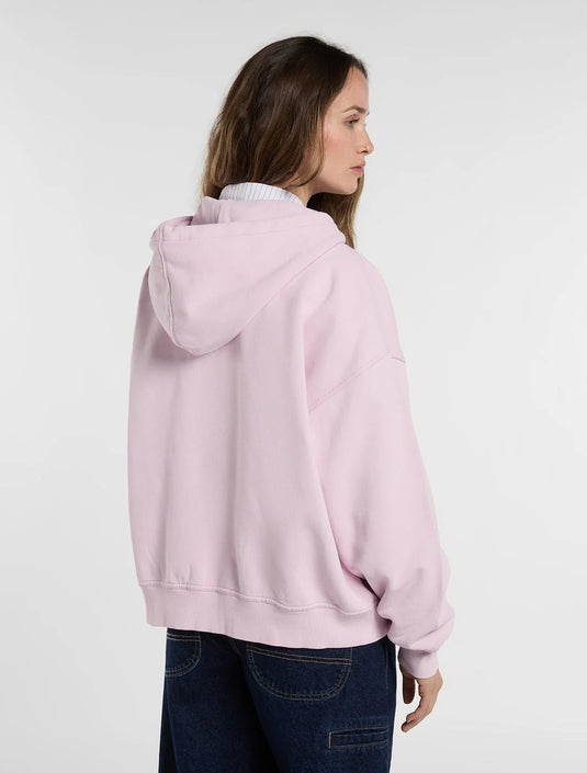 Dickies Women's Sutcliffe Cropped Zipped Hoodie Fragrant Lilac DK0A8CDJL961