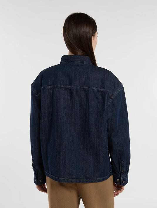 Dickies Women's Mechanic Denim Shirt Rinsed DK0A8CJCRIN