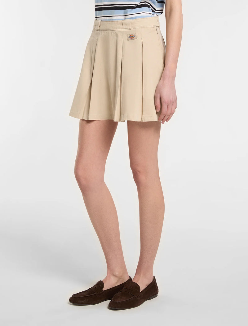 Load image into Gallery viewer, Dickies Women's Garment Dye Work Skirt Stone DK0A8CN30ST

