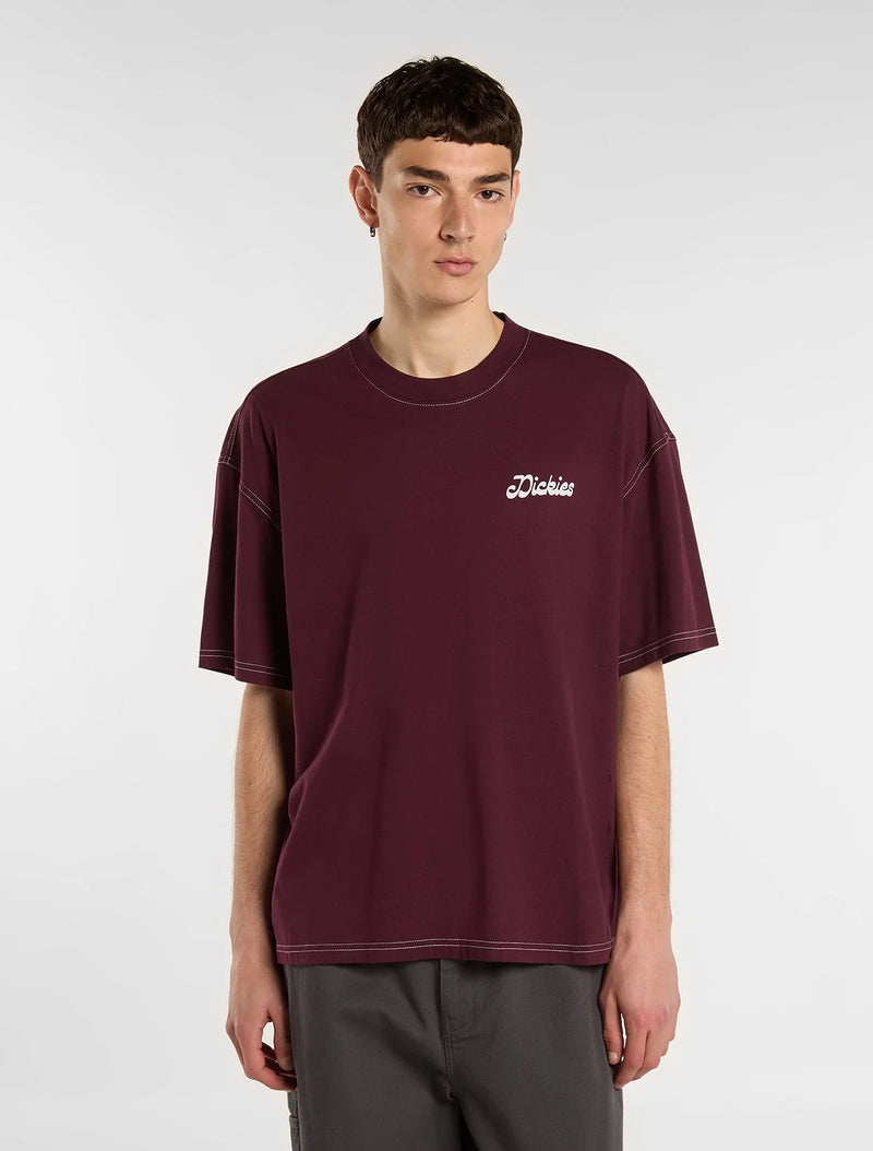 Load image into Gallery viewer, Dickies Men's Cornville T-Shirt Maroon DK0A8D31MR0
