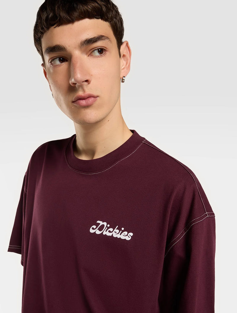 Load image into Gallery viewer, Dickies Men's Cornville T-Shirt Maroon DK0A8D31MR0
