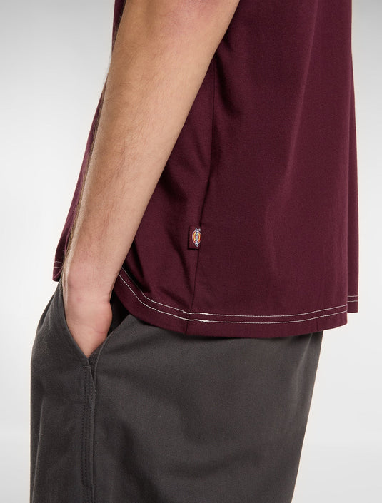 Dickies Men's Cornville T-Shirt Maroon DK0A8D31MR0
