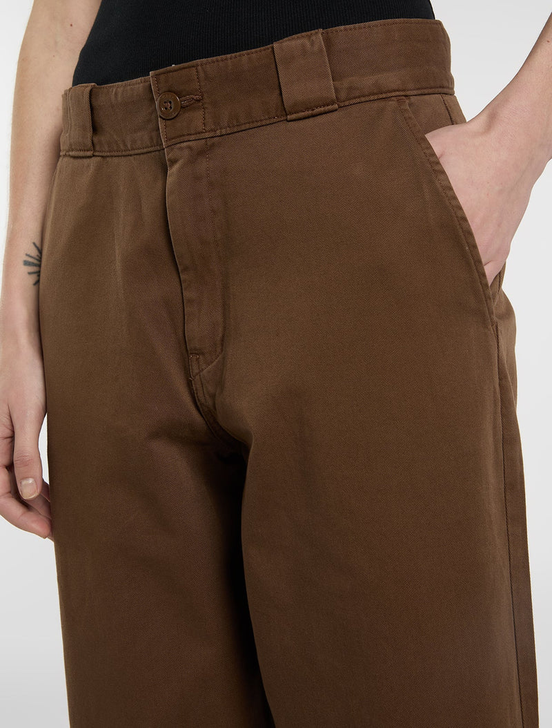 Load image into Gallery viewer, Dickies Women's Garment Dyed Loose Pants Timber Brown DK0A8DLH0TB1
