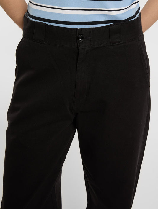 Dickies Women's Garment Dyed Loose Pants Black DK0A8DLHBLK