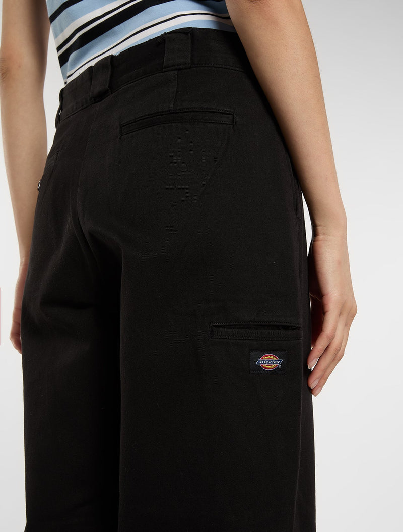 Load image into Gallery viewer, Dickies Women's Garment Dyed Loose Pants Black DK0A8DLHBLK
