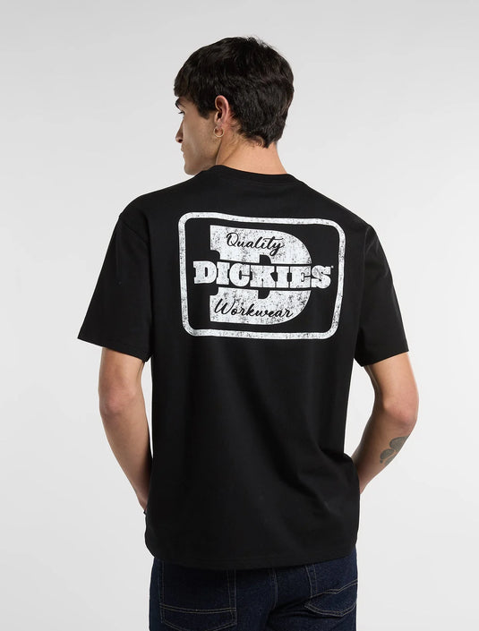 Dickies Men's Minden Medium Weight T-Shirt Black DK0A8DTCBBLK1