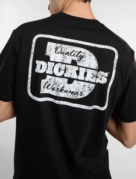 Dickies Men's Minden Medium Weight T-Shirt Black DK0A8DTCBBLK1