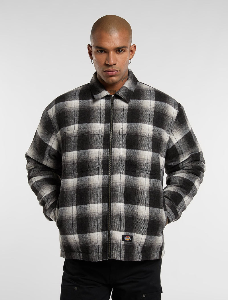 Load image into Gallery viewer, Dickies Men's Florence oversized shacket Jacket Black DK0A8DTDBLK
