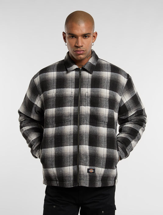 Dickies Men's Florence oversized shacket Jacket Black DK0A8DTDBLK