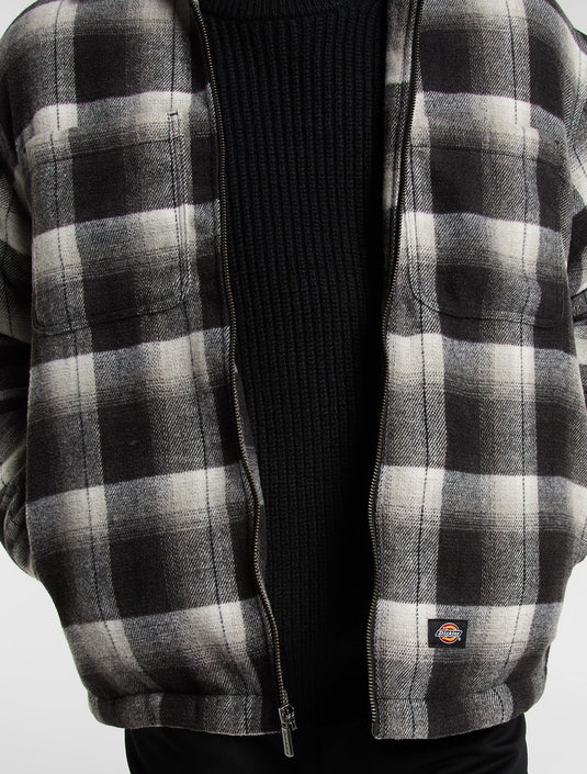 Dickies Men's Florence oversized shacket Jacket Black DK0A8DTDBLK