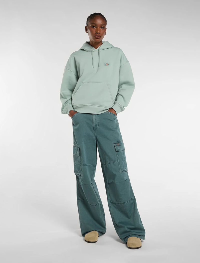 Load image into Gallery viewer, Dickies Women's Oakport Pullover Hoodie Jadeite DK0A8E35B87
