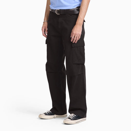 Dickies Men's 247 Loose Straight Garment Dyed Cargo Pants Black DK0A8E3PBLK