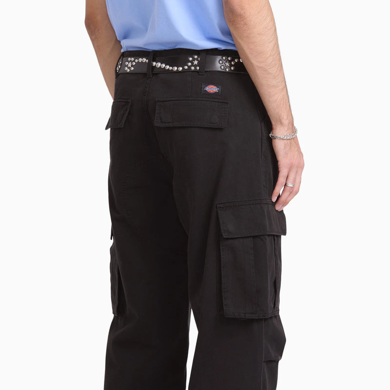 Load image into Gallery viewer, Dickies Men's 247 Loose Straight Garment Dyed Cargo Pants Black DK0A8E3PBLK
