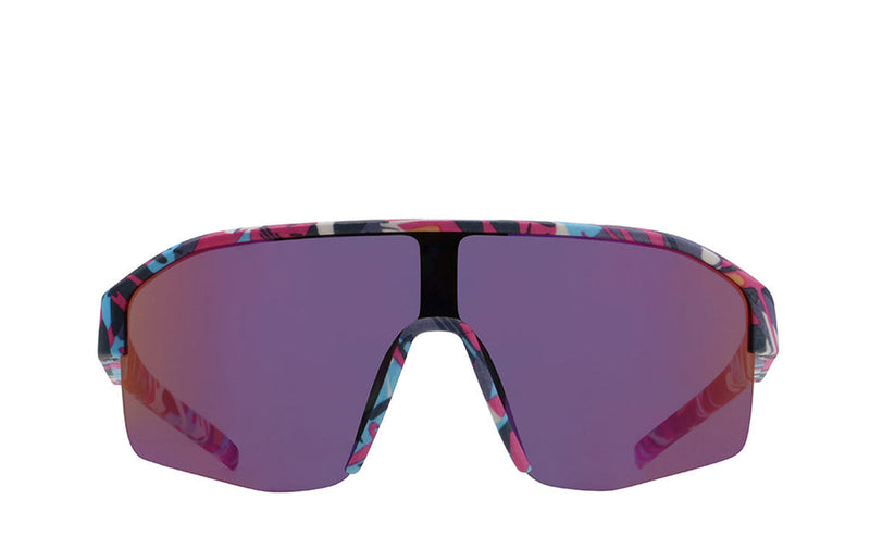 Load image into Gallery viewer, Red Bull Unisex Spect Dundee Sunglasses Pink-Blue with Purple Mirror DUNDEE-010

