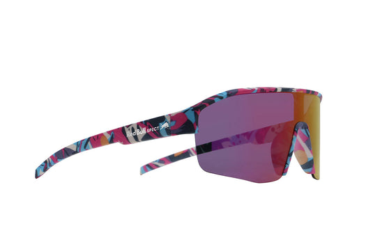Red Bull Unisex Spect Dundee Sunglasses Pink-Blue with Purple Mirror DUNDEE-010