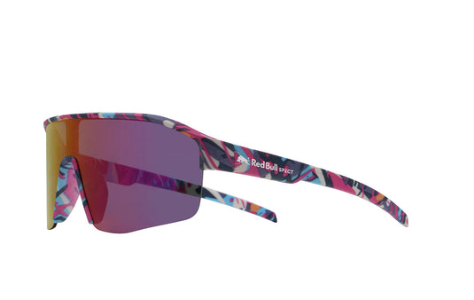 Red Bull Unisex Spect Dundee Sunglasses Pink-Blue with Purple Mirror DUNDEE-010