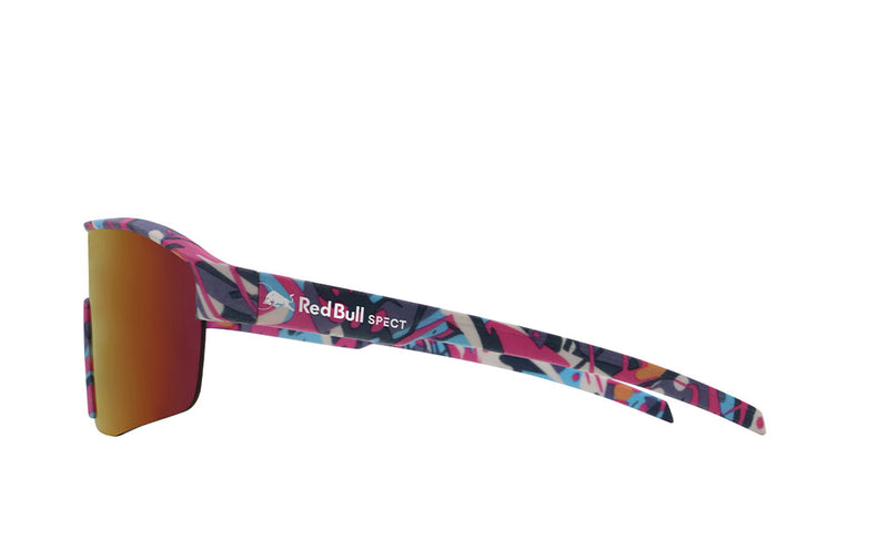 Load image into Gallery viewer, Red Bull Unisex Spect Dundee Sunglasses Pink-Blue with Purple Mirror DUNDEE-010

