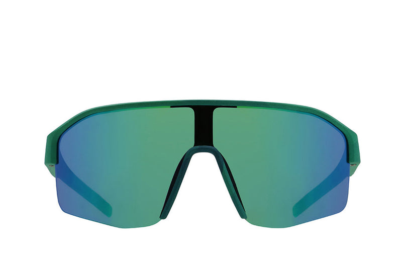 Load image into Gallery viewer, Red Bull Unisex Spect Dundee Sunglasses Green with Purple-Green Mirror DUNDEE-011
