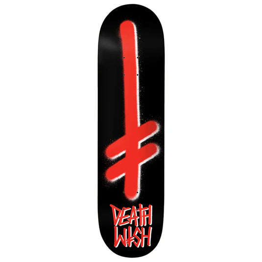 Deathwish Gang Logo 8.0 Skateboard Deck Black/Red 101170500