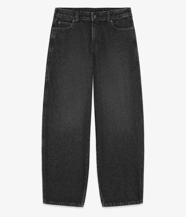Load image into Gallery viewer, Dickies Men's 958 Baggy Tapered Work Jeans Black Wash Faded DK0A88EDL24
