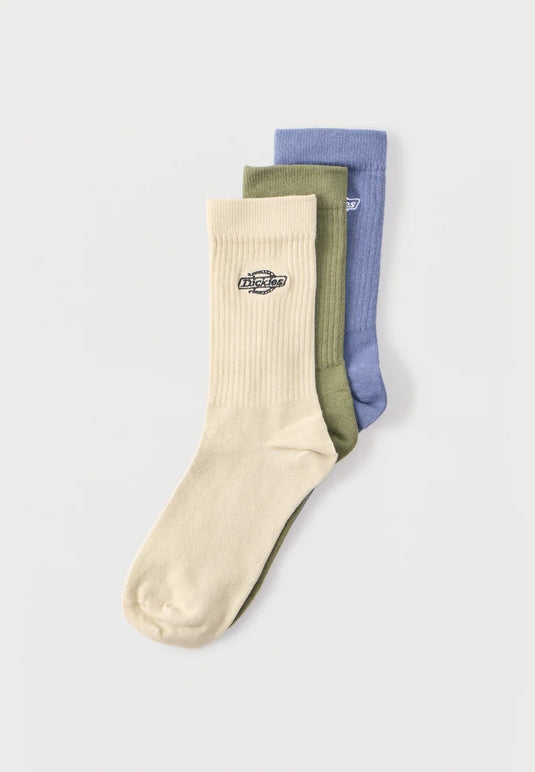 Dickies Unisex Summerdale Socks (3 Pack) Cypress DK0A88QJK72
