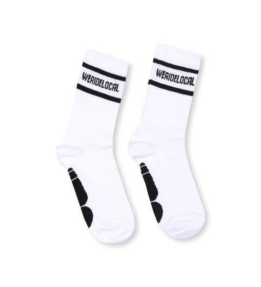 We Ride Local Unisex Division Socks White SDW_SS26