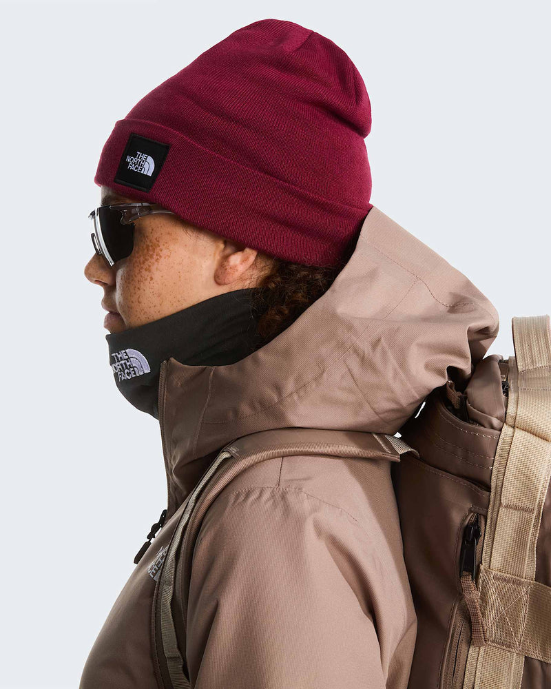 Load image into Gallery viewer, The North Face Unisex Dock Worker Recycled Beanie Burgundy Crush NF0A8HMGMVO
