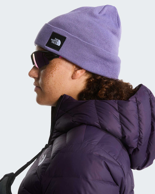 The North Face Unisex Dock Worker Recycled Beanie Grounded Plum NF0A8HMGNNK