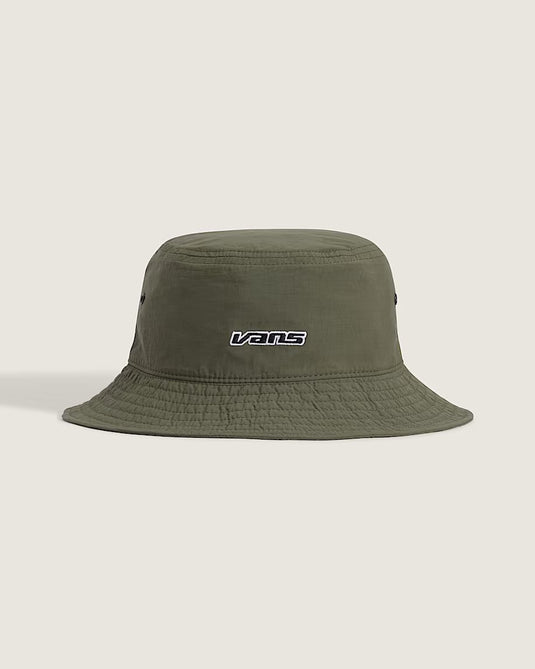 Vans Unisex Dropped V Bucket Hat Mossy Olive Green VN000T32FR1