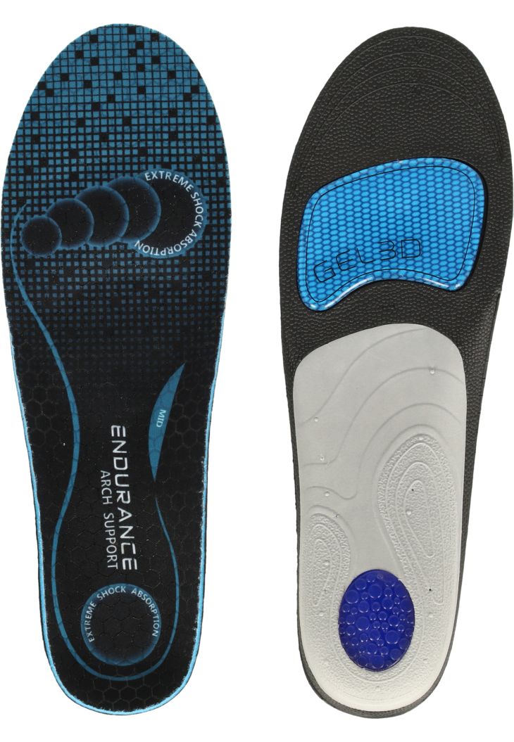 Load image into Gallery viewer, Endurance Unisex Medium Support Sole Black E184362-1001
