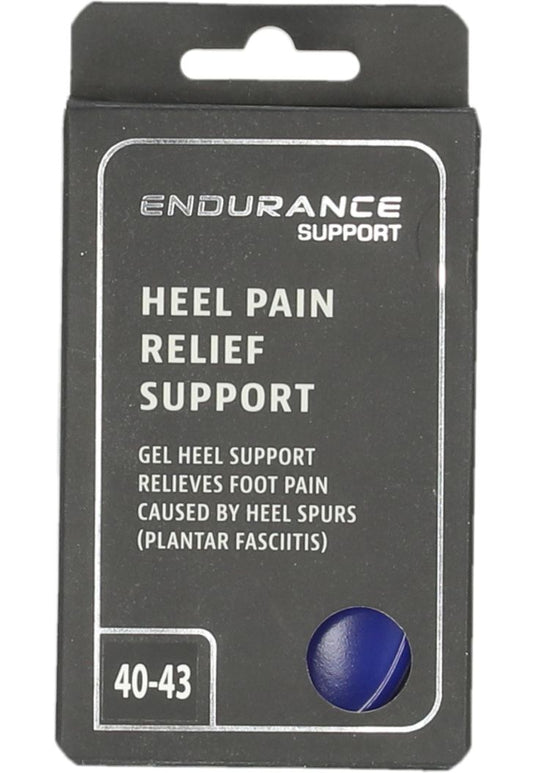 Endurance Unisex Heel Pain Relief Support Transparent E204451-8899