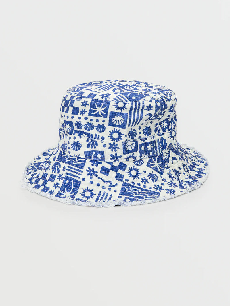 Load image into Gallery viewer, Volcom Unisex Drifter Bucket Hat Turtle Blue E5512405_TRB
