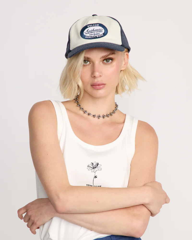 Load image into Gallery viewer, Volcom Women&#39;s Mechanicali Cap Harbor Blue E5532500_HRB

