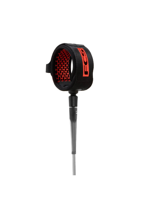 FCS 5' Competition Essential Leash Flame Red ECOA-FRD-05F